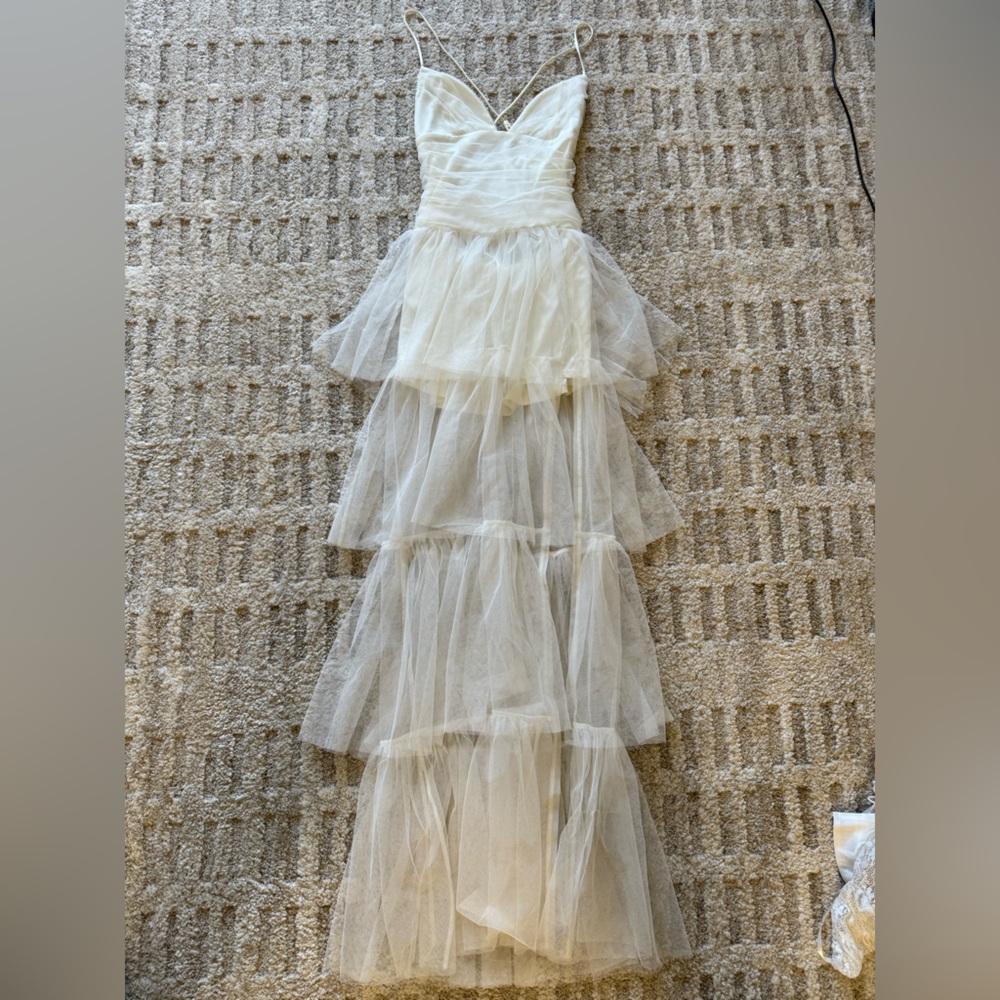 Lucy in the Sky Cream Maxi Dress